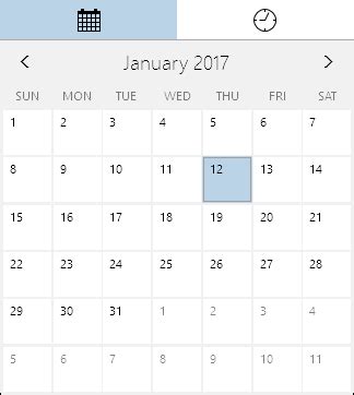 Image result for DateTimePicker WPF Visual Studio