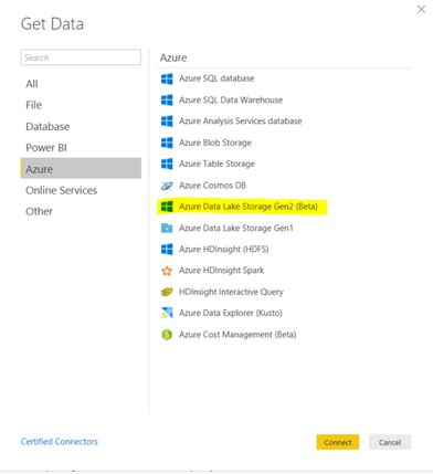 Power BI Desktop Get Data from ADLS Gen 2 - Microsoft Fabric Community