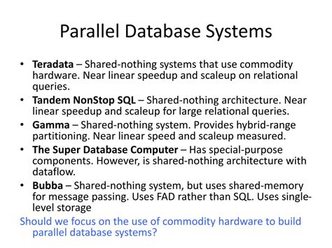 Image result for Parallel Database and Ditributed Database