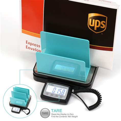 Buy 110 lb (50 kg) Digital Postal Scale, Stainless Steel Pan, Backlit ...