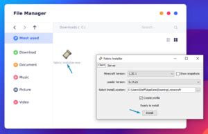 Image result for Minecraft Create Mod Window