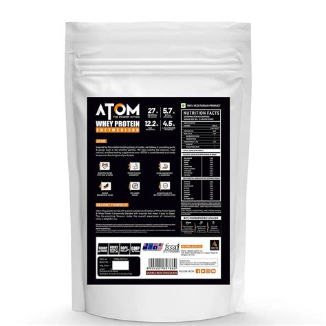 AS-IT-IS Atom Whey Protein with Digestive Enzymes - 1 Kg – Mk Protein Star