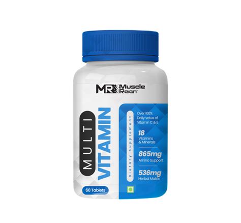 Muscle Reign Multivitamin Tablets for Optimal Health Boost