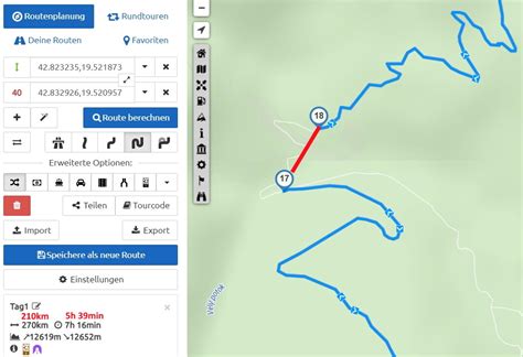 App: Straight-Line / Point Planning mode / Plotting a track on ...