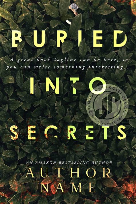 Buried into Secrets - The Book Cover Designer