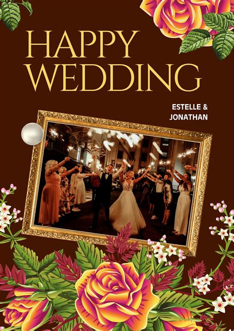 Wedding Poster Template Canva