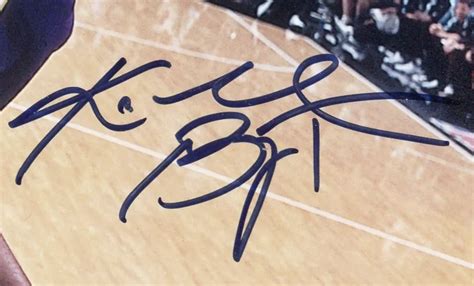 Kobe Bryant Autograph Authentication Check - True Signature Check