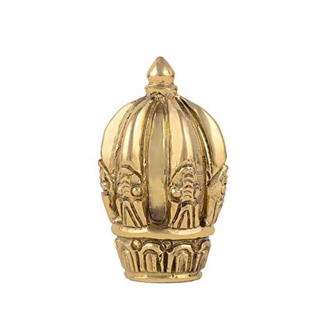 Handcrafted Brass Crown Paperweight – Royal Desk Décor