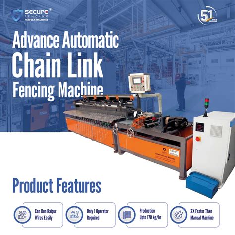 Advanced Semi-Automatic Chain Link Fencing Machine in Rajasthan ...
