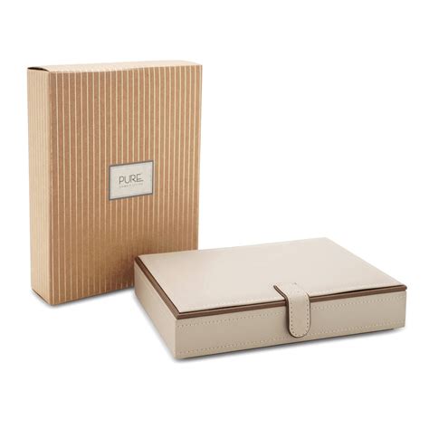 Shop Beige Faux Leather Jewellery Box - at Best Price Online in India