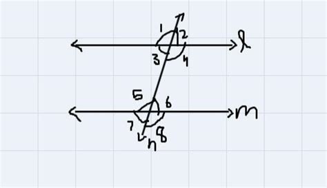 the numbers of angles formed by transversal of two lines - Brainly.in