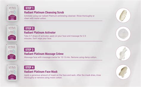 RADIANT PLATINUM Cellular Anti-Ageing FACIAL KIT Kit : Amazon.in: Beauty