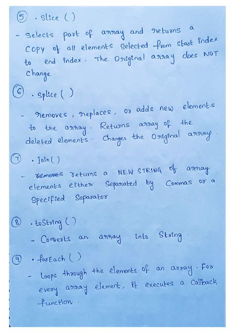 Image result for JavaScript Array Methods Cheat Sheet