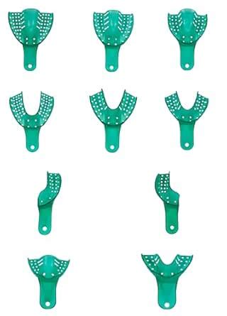 Dentosmile Premium Dental Autoclavable Impression Tray Pack of 10 Pcs ...