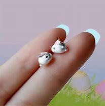Image result for Bunny and Flower Earrings