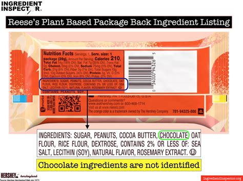 WHAT'S IN REESE'S PLANT BASED? — Ingredient Inspector