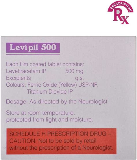 Levipil 500 mg Tablet (10 Tab) Price in India - Buy Levipil 500 mg ...