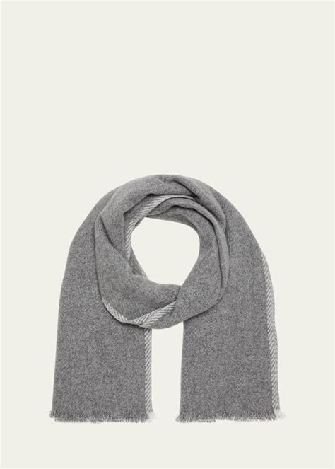 Brunello Cucinelli Men's Cashmere Scarf - Bergdorf Goodman