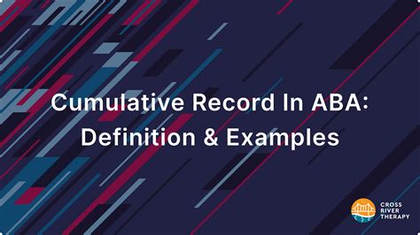 Cumulative Record In ABA: Definition & Examples