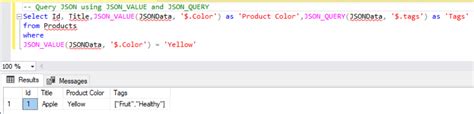 Image result for Working with SQL Data Type JSON Azure