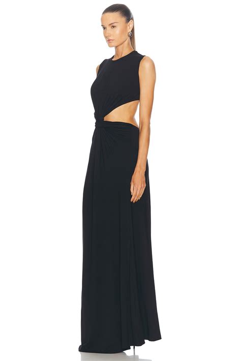 Sid Neigum Twisted Cutout Maxi Dress in Black | FWRD