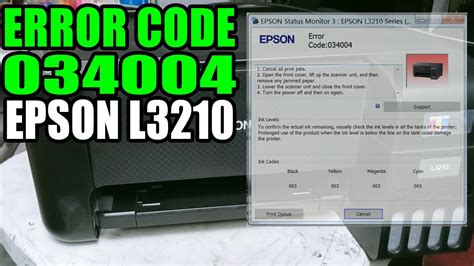 Error Code 034004 Epson Printer 的图像结果