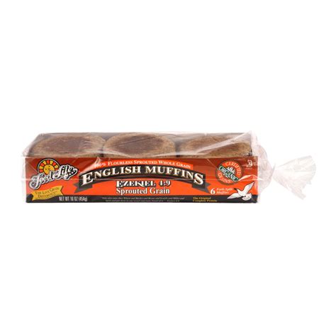 Food for Life Ezekiel 4:9 Sprouted Whole Grain English Muffins, 16oz, 6 ...
