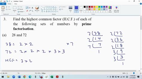 Image result for Factorizing Using HCF CSEC