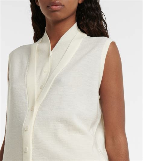 Lemaire - Wool sweater vest Lemaire