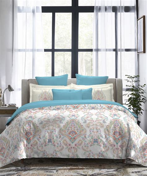 Indulgence Painterly Pattern, King Bedsheet Set, 300TC, 100% Cotton, R ...