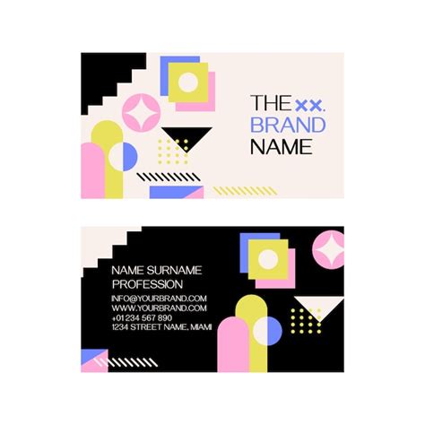 Business Card Design Vector 的图像结果