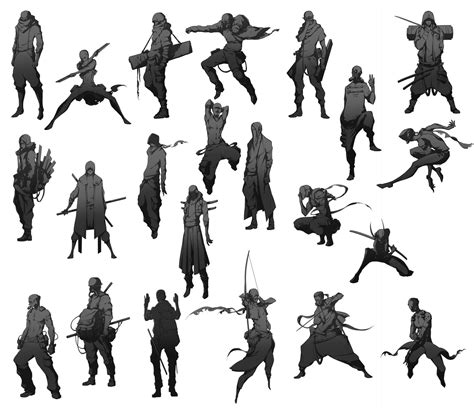 笃冼立晟 by ToOo t on ArtStation. Character Poses, Character Design ...