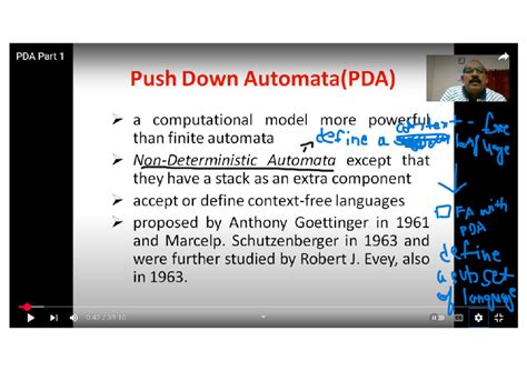 PDA Part 1: Push Down Automata Overview and Design Notes - Studocu