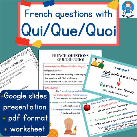 What Questions In French at Phillip Dorsey blog