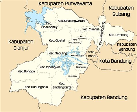 Daftar kabupaten dan kota di Provinsi Jawa Barat