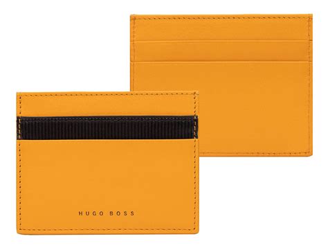 HUGO BOSS card holder Credit Card Holder Matrix Yellow | Buy bags ...