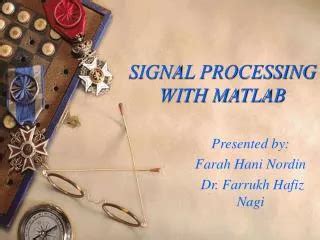 Digital Signal Processing MATLAB 的图像结果
