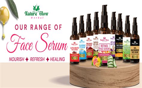 Nature Glow Herbal Retinol Serum - For Fine Lines & Wrinkles Smooth ...