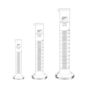 Buy OCTA Borosilicate Glass Measuring Cylinders 10ml,50ml and 250ml ...