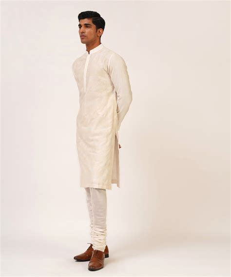 Diagonal Line Embroidered Kurta Set– DHRUV VAISH