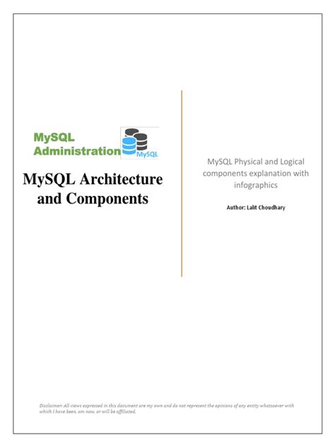 Image result for MySQL Database Architecture