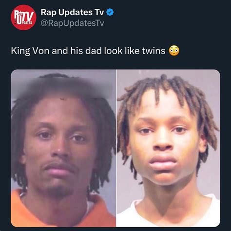 Rap Updates Tv | #KingVon and his dad Walter Bennett look almost ...
