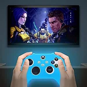 Silicone Case Cover for Xbox Series S/X Controller Grips, Luminous Glow ...