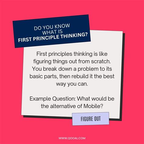 First Principle Thinking 的图像结果