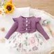 Netra creation Cotton Baby Girl Ruffle Print Dress - Long Sleeve Infant ...