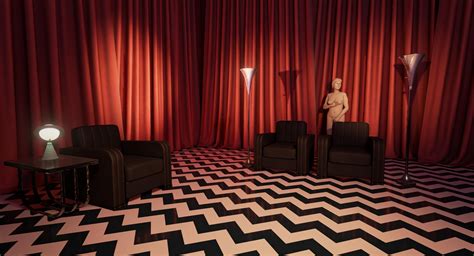 Twin Peaks Red Room Wallpaper
