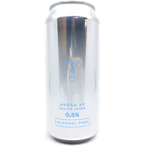 Track Arosa AF Helles Lager 0.5% (440ml can) – Hop Burns & Black