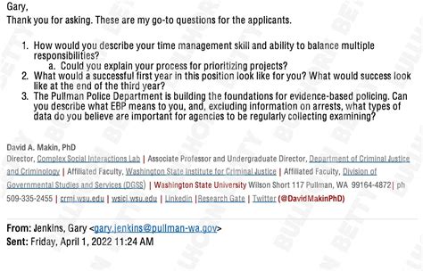 Public safety research assistantship with Pullman PD : r/MoscowMurders