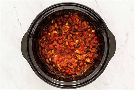 Vegetarian Chili Slow Cooker - Bean Recipes