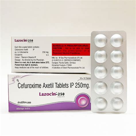 LAZOCIN™-250 Tablets Daksh Pharmaceuticals Pvt. Ltd.